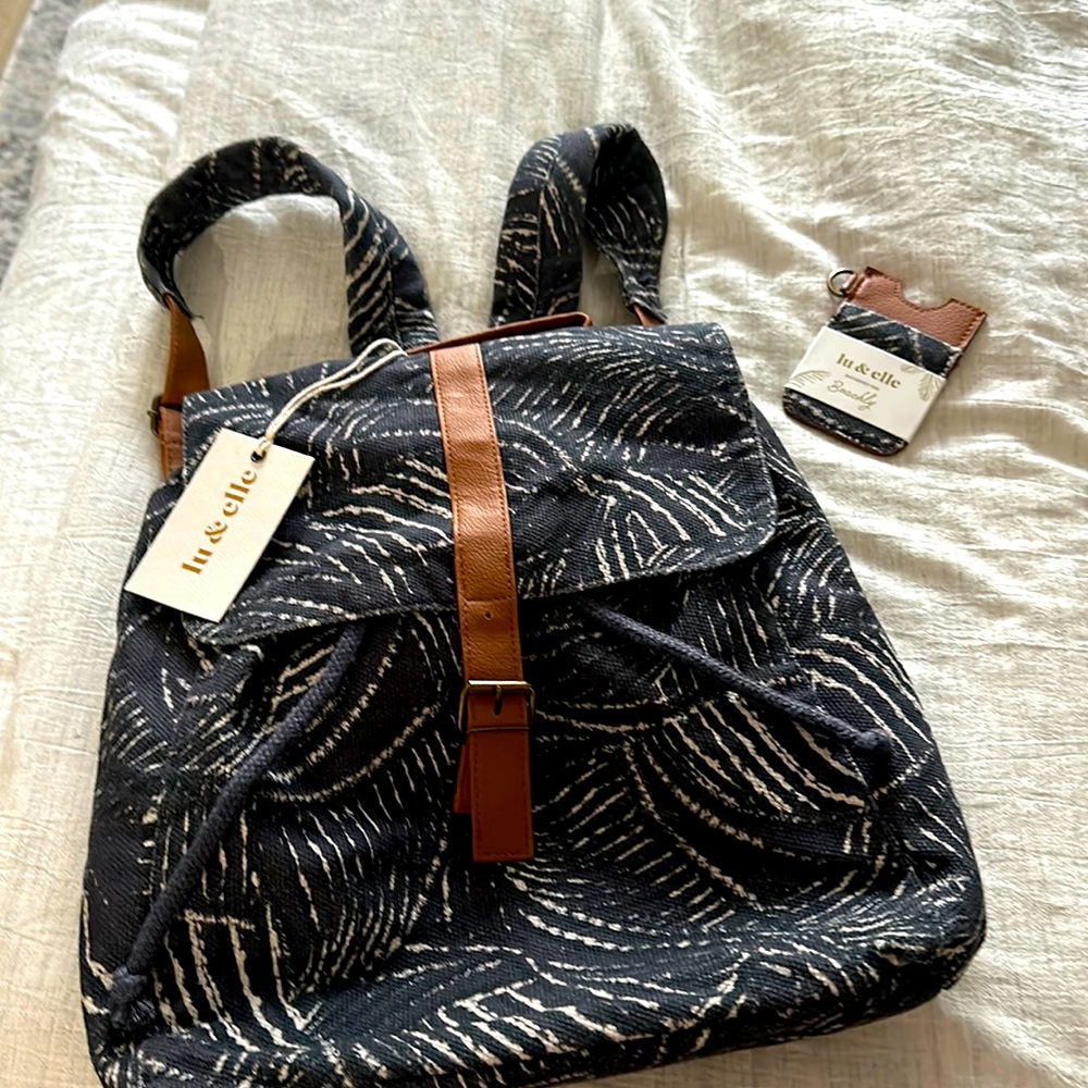 Lu & Elle Backpack + Card Holder